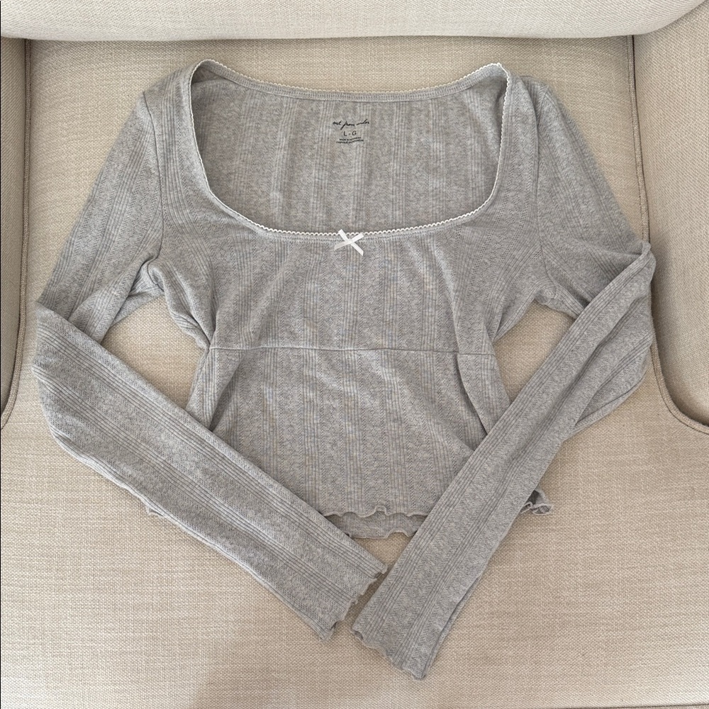 Urban Outfitters baby doll U neck top